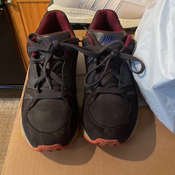 NIKE AIR STABS -size12W. 10.5 M.  “Rainbow”as you can see incredible condition - Picture 2 of 5